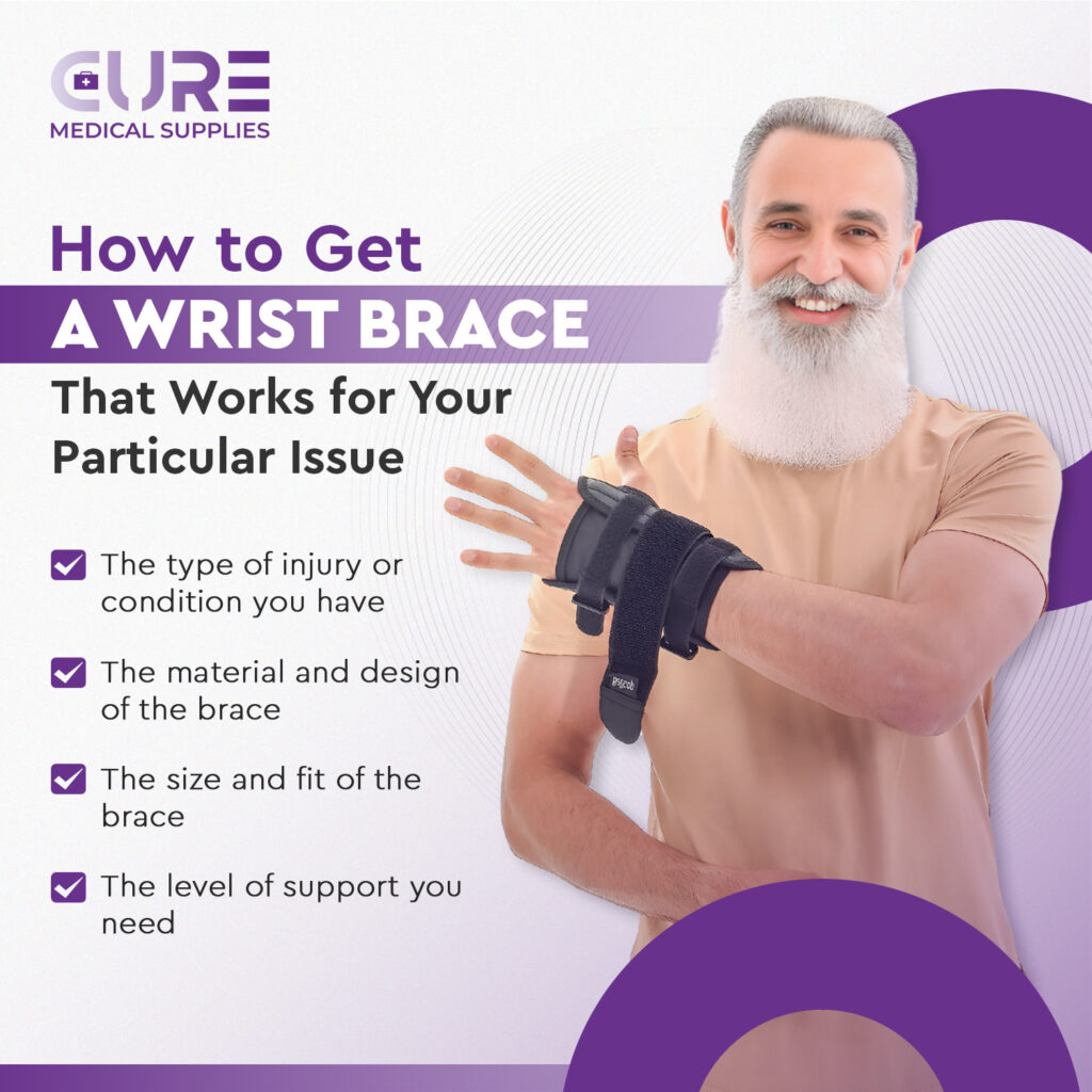 Wrist Brace - Cure Medical Supply